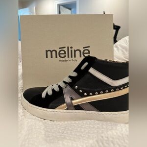 Meline Sneakers. Size 7.5. Black. Never worn before.